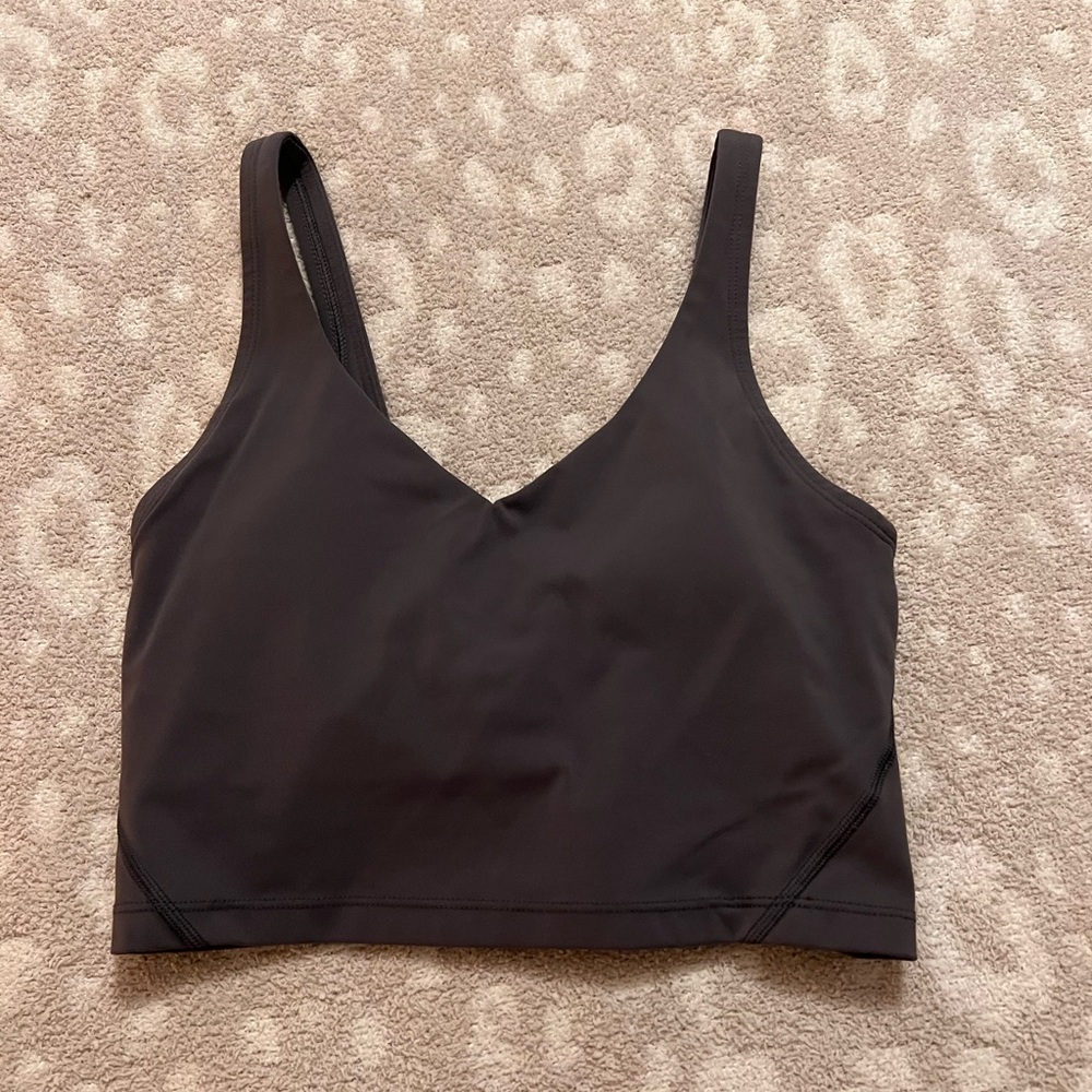 Lemedy Women Sports Bra Longline Crop Tank Top Padded Workout Running Yoga
